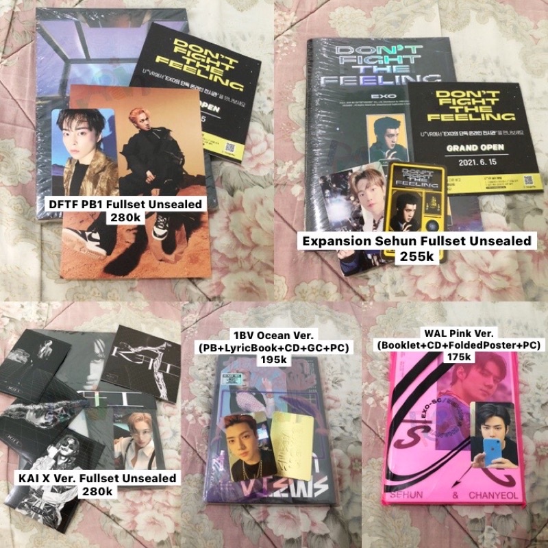 ALBUM EXO DFTF EXPANSION KAI 1BV WAL EXO SC SEHUN