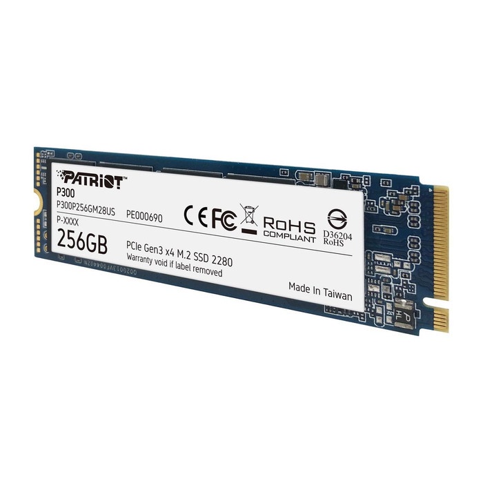 SSD Patriot P300 256GB - NVMe M2.2280 PCIe Gen3 - SSD 256 GB NVMe