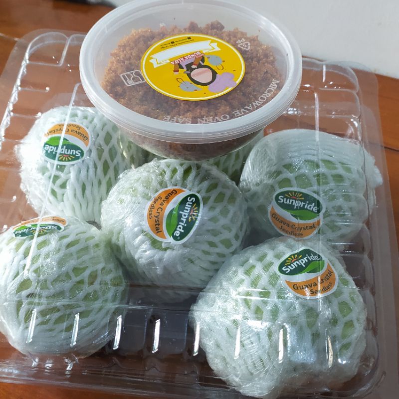 

Rujak Bangkok Buah utuh + Bumbu Rujak bangkok kering Cup 200 (120 gr) | Jambu crystal sunpride / Mangga Indramayu 1KG murah dapurbundaalifa tokolemart