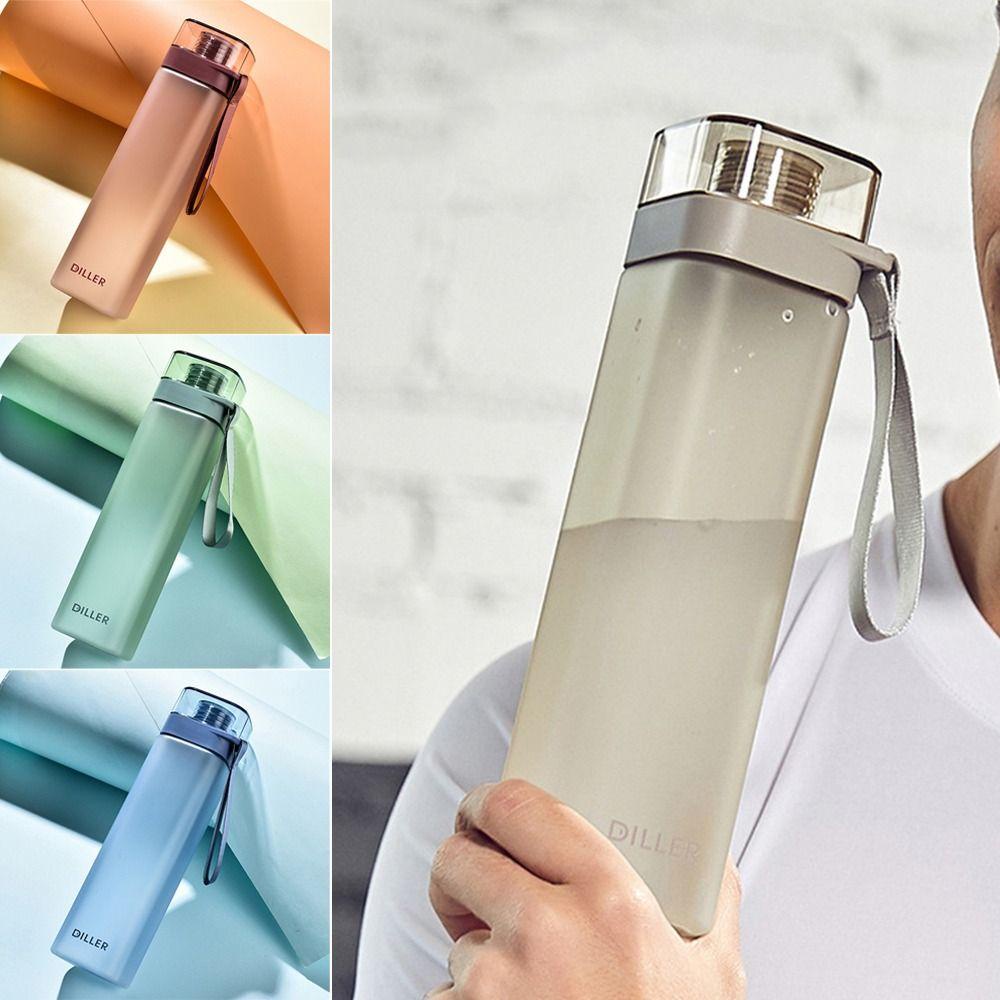 Solighter Water Bottle Botol Gym Transparan Portabel Anti Bocor