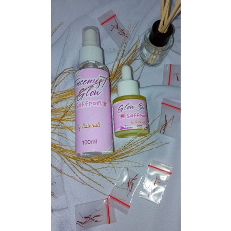 paket glow saffron facemist saffron dan serum saffron