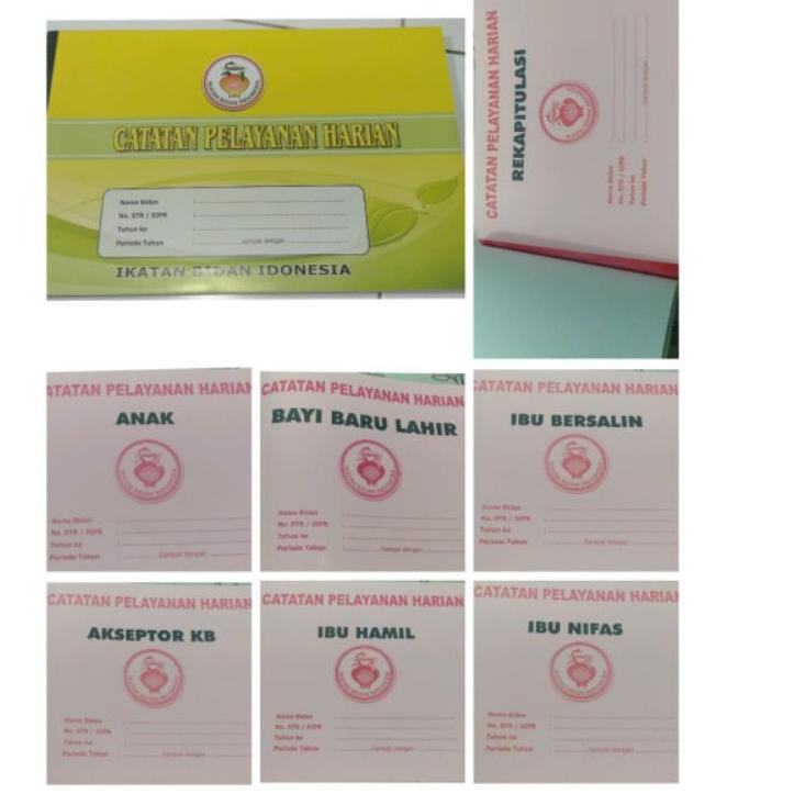 ((Q-3-4 ❤> Buku LOGBOOK SKP PERPANJANGAN STR Bidan / Buku Catatan Pelayanan Harian Bidan proses cepa