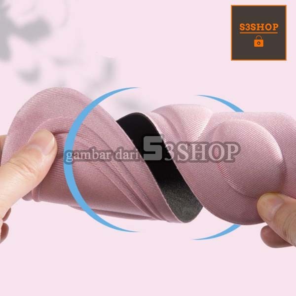 Insole Busa 4D Empuk Kualitas Premium Orthopedic Cewek Cowok Anti Slip