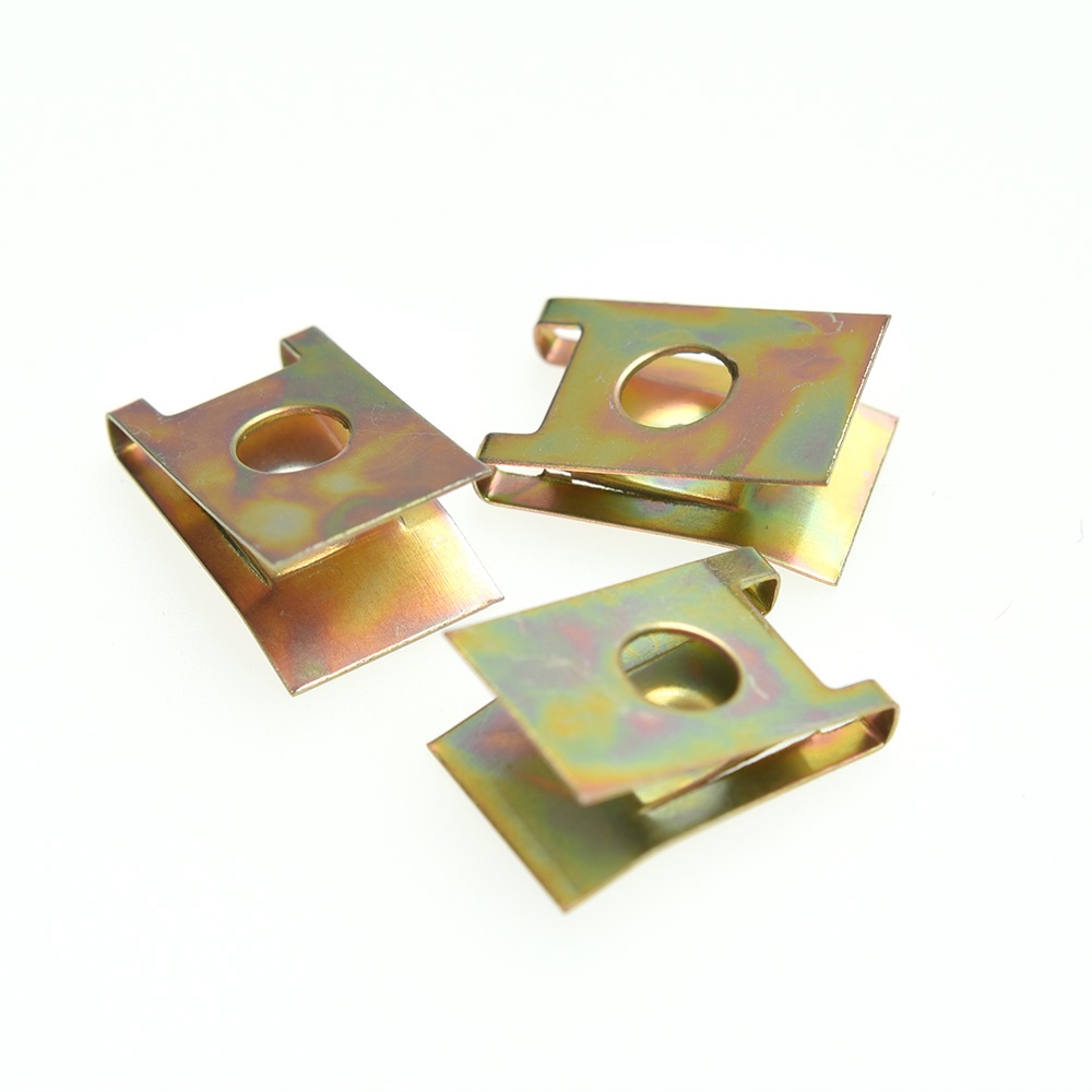 10pcs Klip Pengikat Mobil Sekrup Dasar U-Type Klip Pengikat Mobil Motor Mobil Mesin Fender Bumper Guard Plat Clamp