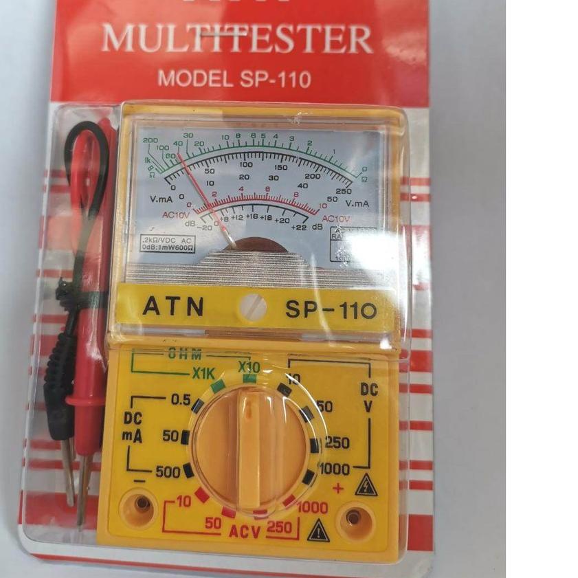 READY ✅Multi tester Multitester Multimeter Analog STELE Kecil Avometer Ohm meter ATN|KD3