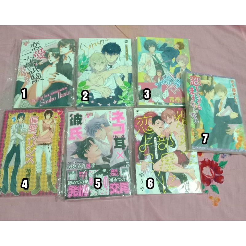 KOMIK MANGA BL BAHASA JEPANG ORI