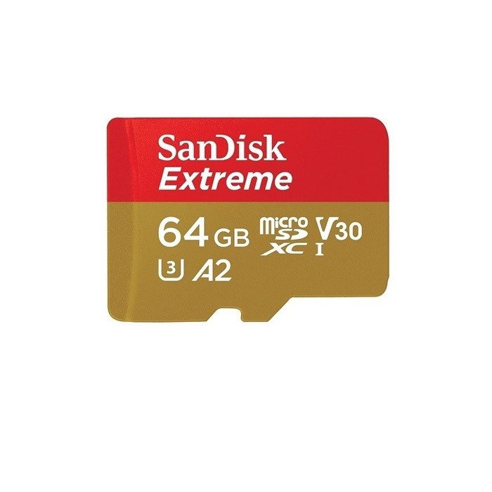 Sandisk MicroSDXC Extreme 64GB U3 A2 4K V30 R170MB/s W80MB/S