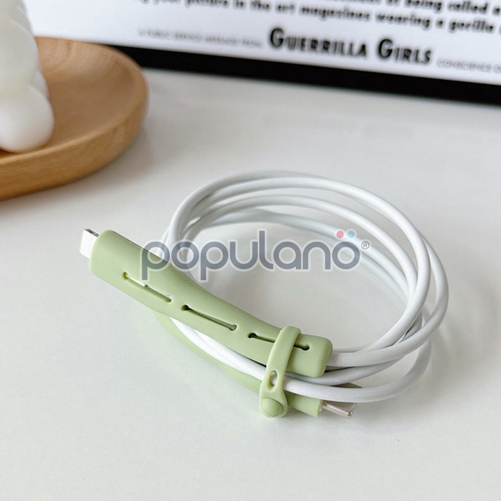 Pelindung Ujung Kabel Charger iPhone Android Cable Protector Saver Pengikat Kabel Hp