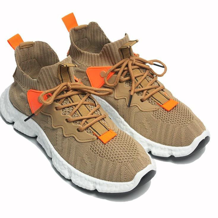 [PRODUK MVD8A] Dr. Kevin Sepatu Sport Pria Men Sneakers 889-031 - Hitam, Coffee & Putih WYY