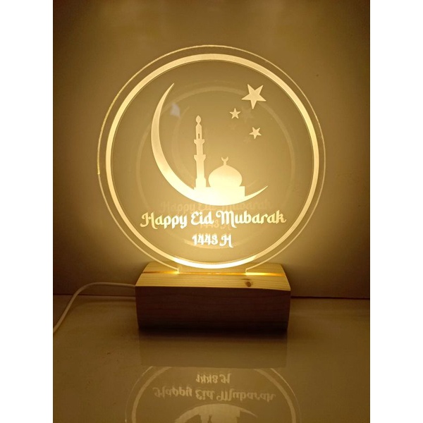 Lampu hias acrylic Nuansa hari raya 1444 H