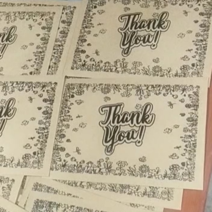 A5 Amplop Vintage Kraft THANK YOU | CETAK AMPLOP KRAFT | Ukuran 16x22 CM A5 | Amplop Murah