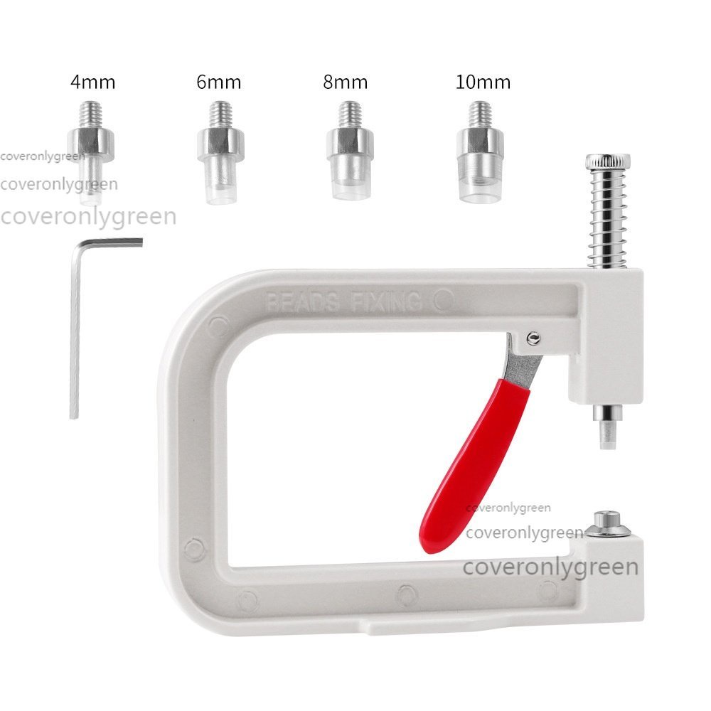 Mesin manik-manik buatan tangan Mesin manik-manik tangan paku keling mutiara yang tidak berpori alat diy dapat dicocokkan dengan cetakan empat cakar