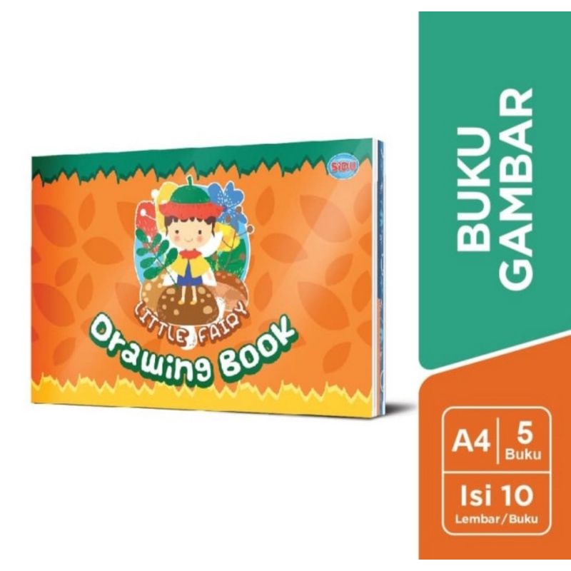 

Buku Gambar A4 SIDU Drawing Book A4 ( 1 Pack / 5 Buku)