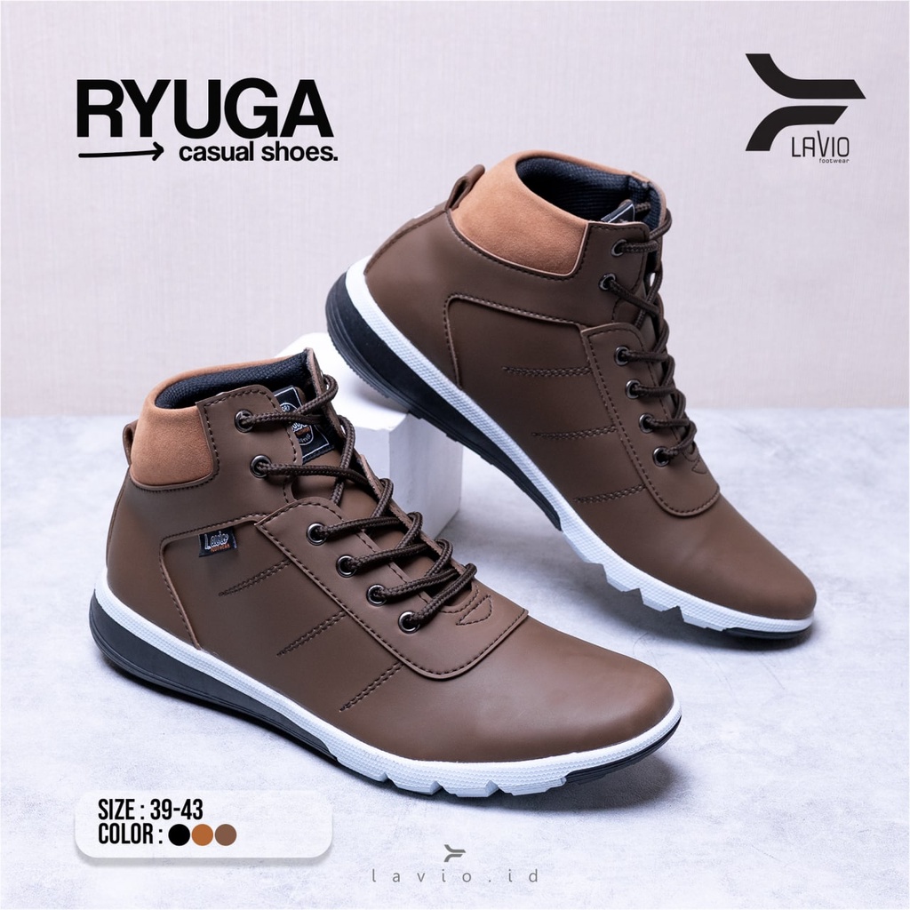 Sepatu Pria Sneakers Outdoor Lavio Ryuga Original High Quality Premium Sepatu Cowok Keren dan Trendi Terbaru