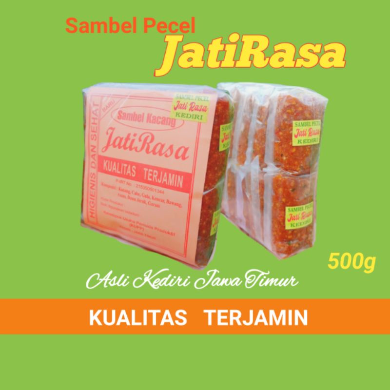 

Sambel Pecel JatiRasa Asli Kediri, Bumbu Pecel Kacang Sangrai PS10 500g