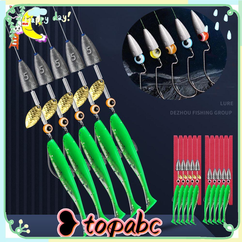 Kait Set Rig TOP Texas Kait TOP Kombinasi Liontin Baru Kail Pancing Fishhooks