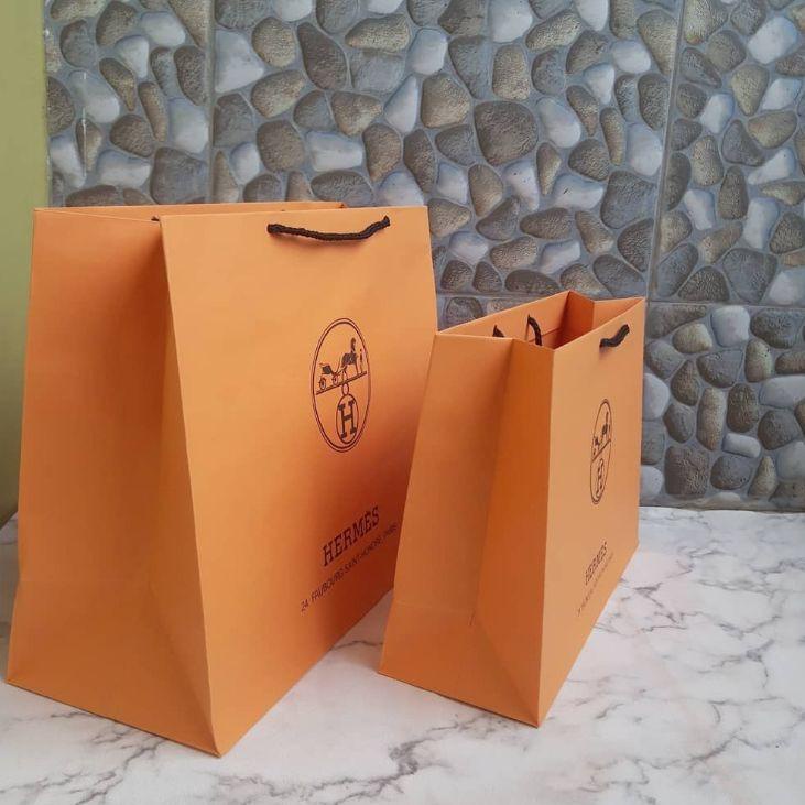 

Terbaik!! Paperbag Brand H Size Large & Medium Shopping Bag Paper Bag Branded Gift Wrapping ..