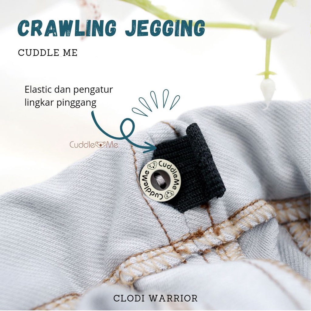 Cuddle Me Crawling Jegging Jeans Legging Bayi 7 bulan - 2 tahun (isi 1 celana)