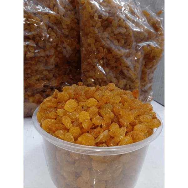 

Kismis Golden Raisin 1/4 Termurah I cemilan sehat