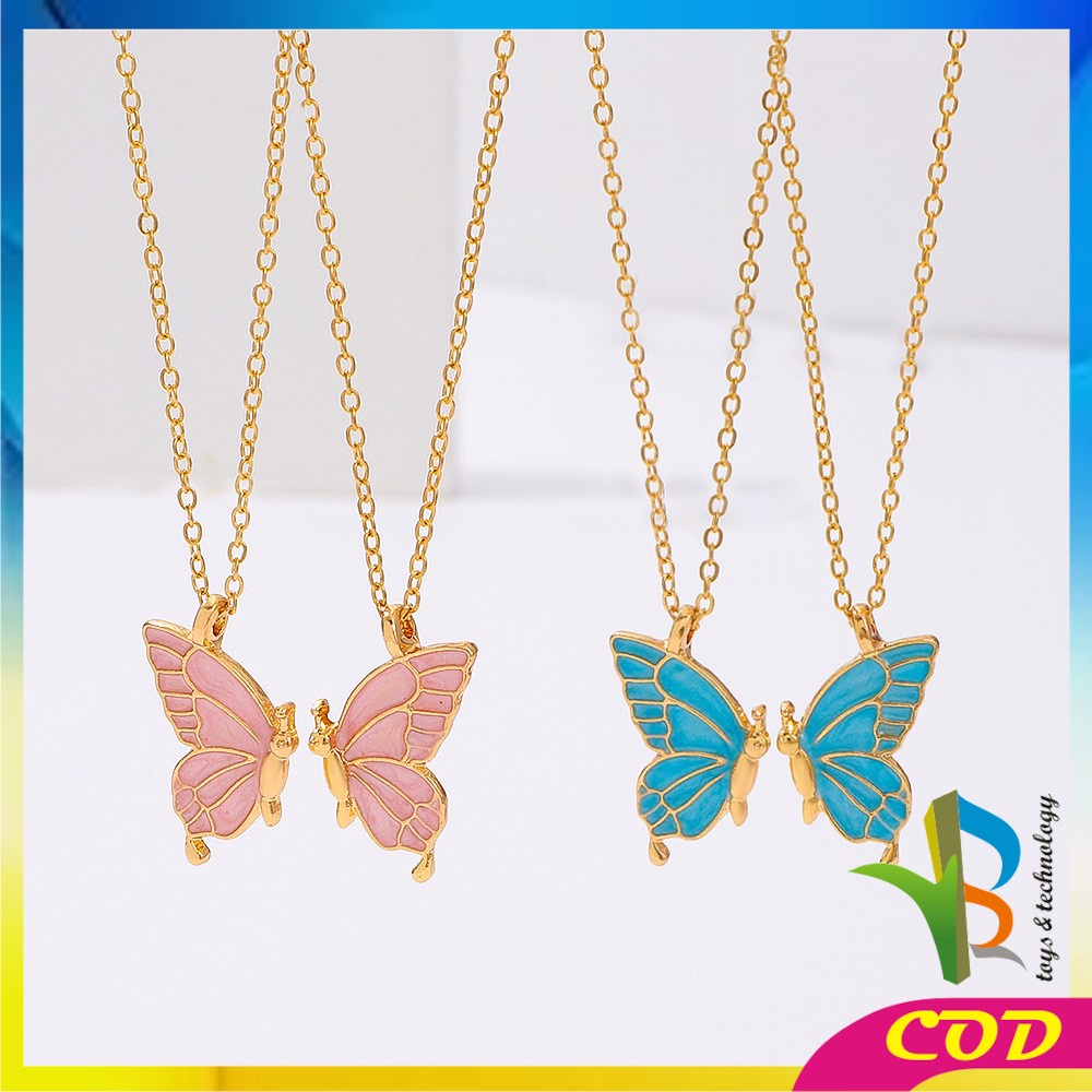 RB-K121 Kalung Couple Magnet 2 PCS / Kalung Couple Best Friend / Kalung Pasangan Pria Wanita Couple Necklace Aksesoris Wanita