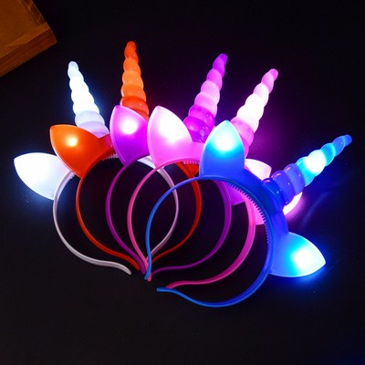 Bando LED Karakter - Bando rambut LED pesta  ulang tahun  bercahaya lampu