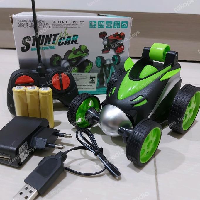 MOBIL REMOTE KONTROL, RC STUNT CAR, MOBIL BISA JUNGKIR BALIK