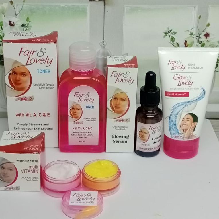 Star Paket Lengkap Cream Fair and Lovely Original 5in1 || Paket Cream Fair & Lovely Lengkap .,..,.,,