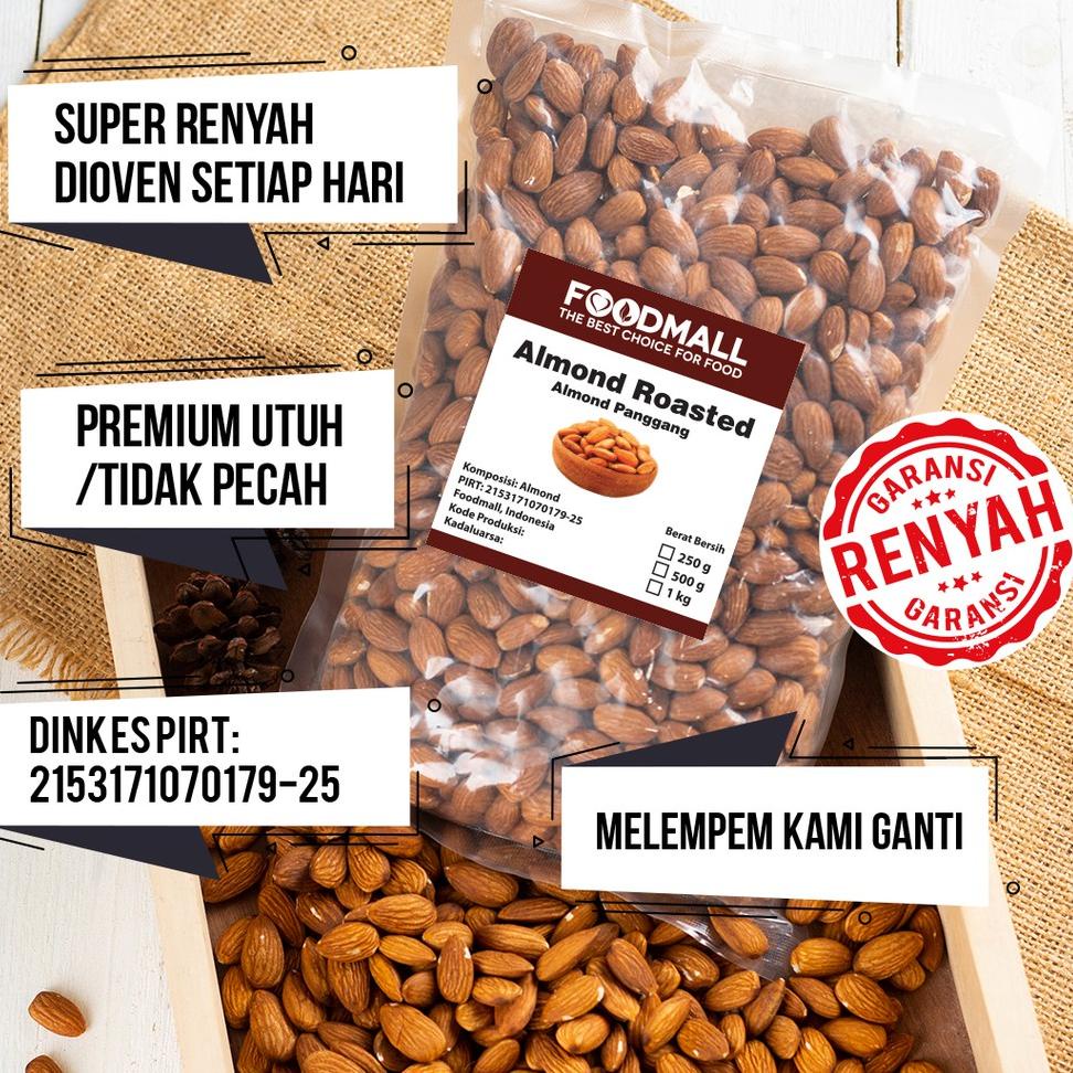 

SALE Almond Roasted 1 kg GRADE A PREMIUM / Almond Panggang ,.,.,.,,