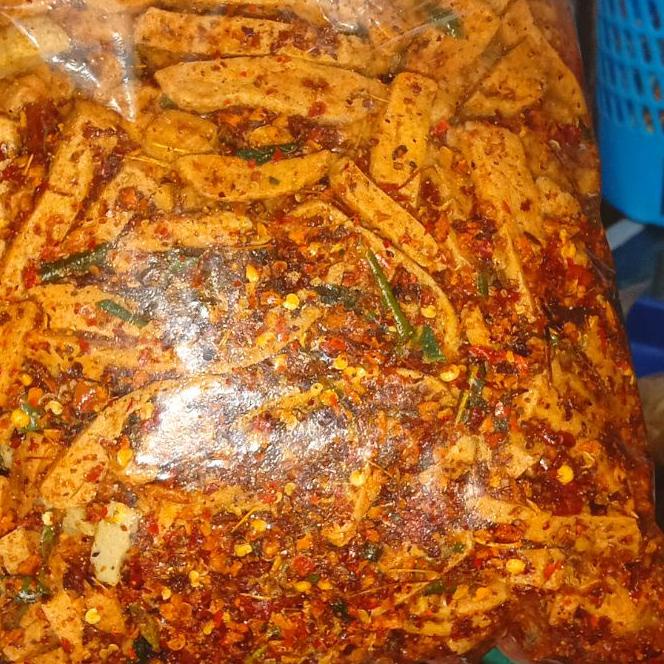 

VH5✤ BASRENG PEDAS DAUN JERUK GURIH NIKMAR ENAK CEMILAN VIRAL 1KG Pasti Ada