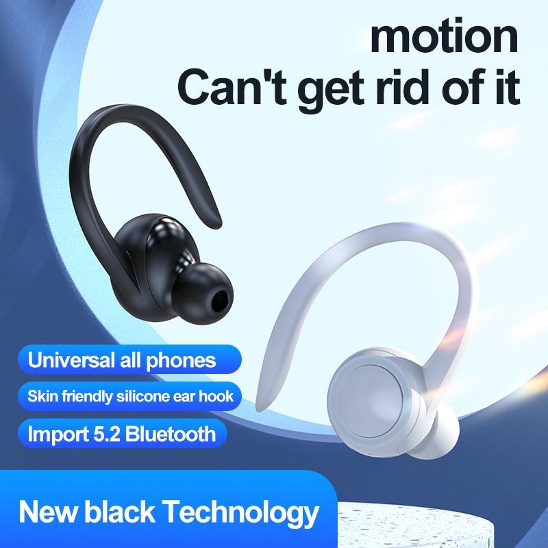 A1S Headset earphone wireless Bluetooth 8D Bass stereo Business Sport Headphone with Mic microphone