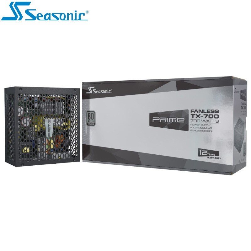 SEASONIC PRIME FANLESS TX-700 700W 80+ Titanium Fully Modular - PSU