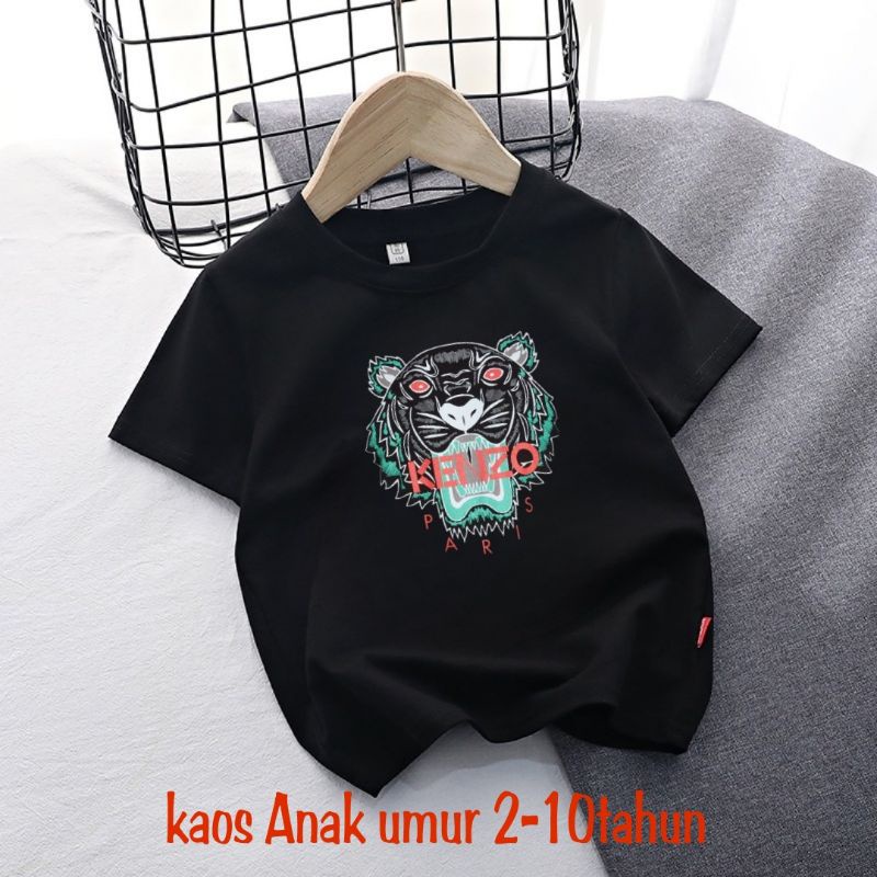 kaos anak laki laki 1-10tahun kualitas bagus bahan katun knz macan