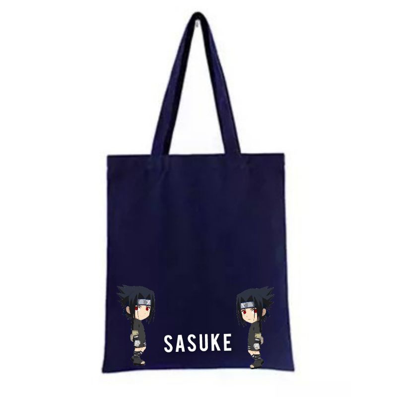 TOTEBAG SASUKE PRIA WANITA TERLARIS SEMI CANVAS KEREN