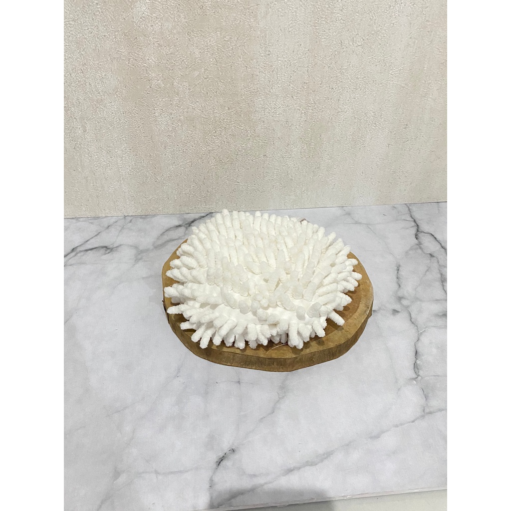 Lap Tangan Cendol Bulat Hand Towel Aesthetic Putih Estetik