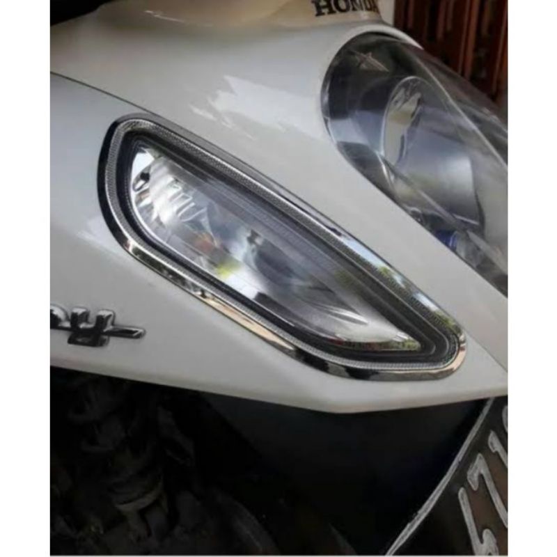 garnish lampu depan reflektor lampu sein depan belakang stop Scoopy fi K16 aksesoris original