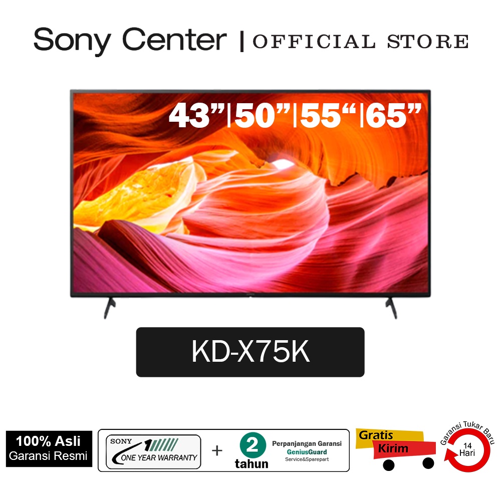 Jual SONY KD55X75K / KD55X75K / KD 55X75K X75 Ultra HD 4K HDR Smart TV