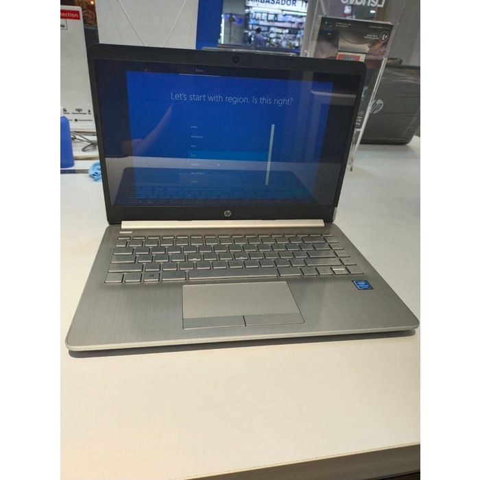 LAPTOP MURAH HP 14 INTEL N5030 8GB 512GB 14 WIN10HOME SILVER TERMURAH