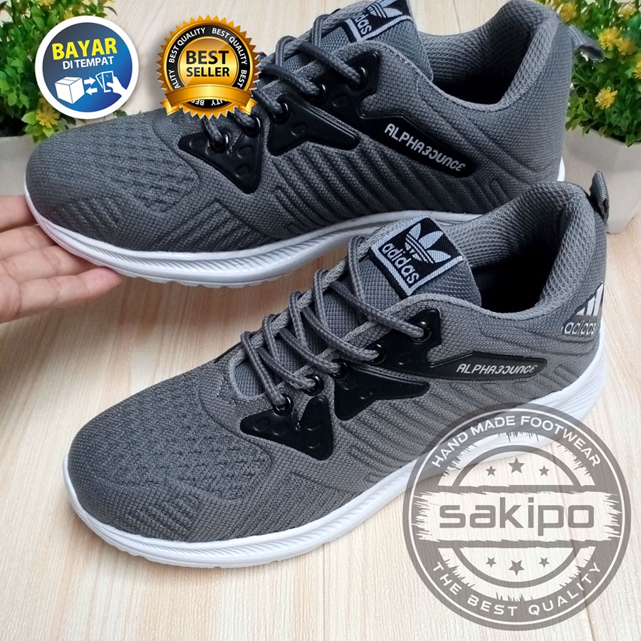 PROMO 1.1 MANTUL SALE !! SEPATU JOGGING ABU SOL PUTIH SD SMP SMA SMK / SEPATU KERJA HITAM MURAH TRENDI TERMURAH RINGAN DI PAKE / SAKIPO