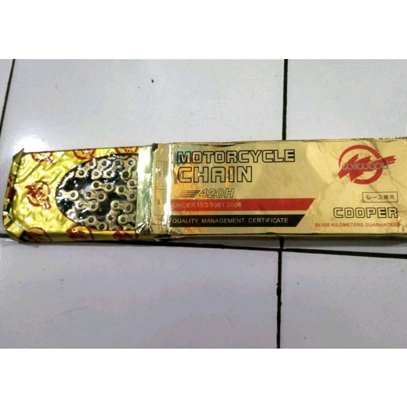 rantai wilwood gold 420-108L