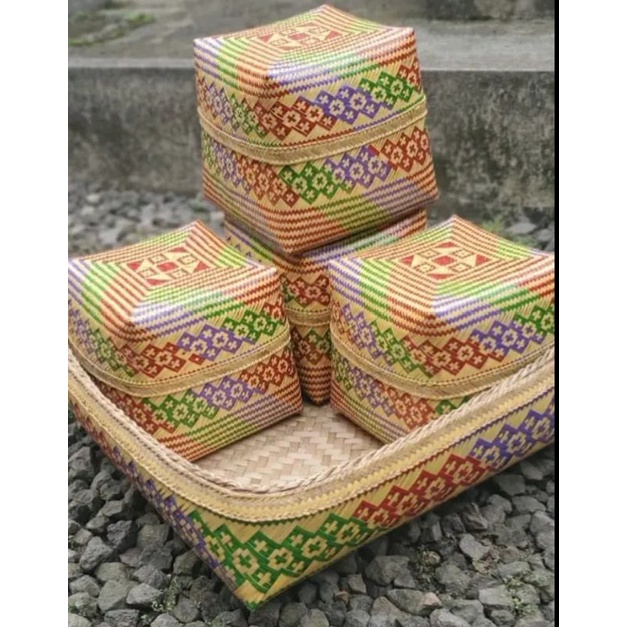 sokasi set 4 ulatan Bangli sisit geles super cantik
