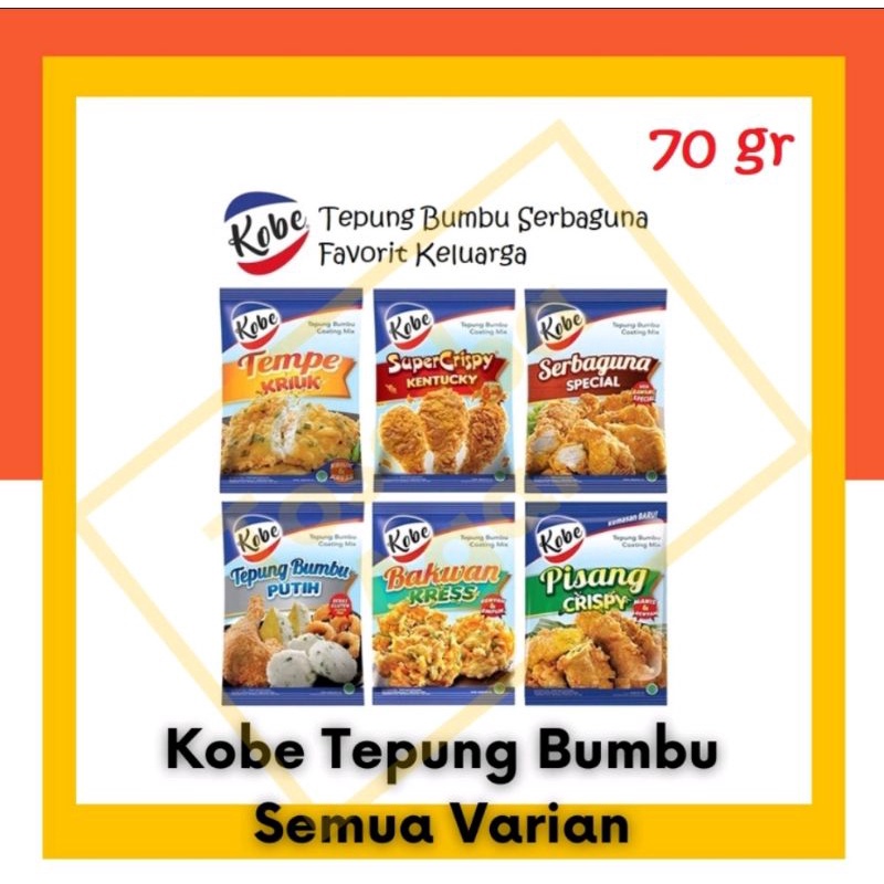 Tepung Kobe 70 gram all varian