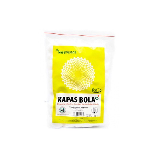 COTTON BALL HUSADA ISI 100 - KAPAS BOLA HUSADA (KASSA HUSADA)