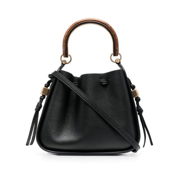 Tory Burch Miller Cinch Bag In Black Leather TB 134623