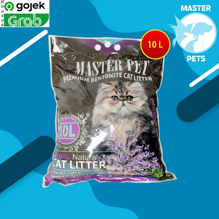 [GOSEND] Pasir Kucing wangi Gumpal Clumping Master 10 Litter