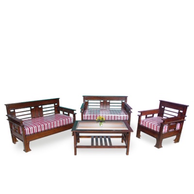 Sofa Tamu Kayu Jati FullSet - Tipe Minimalis Jati Belanda - BERLAKU COD - FREE ONGKIR Medan