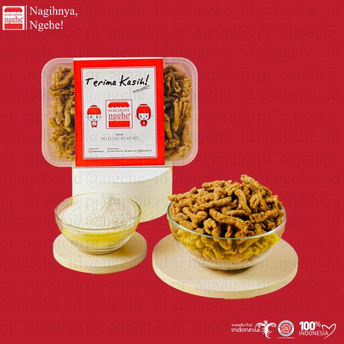 

F⚡ASH Brand Makaroni Ngehe Usus Goreng Kemasan Toples Regular .,.,.,.,
