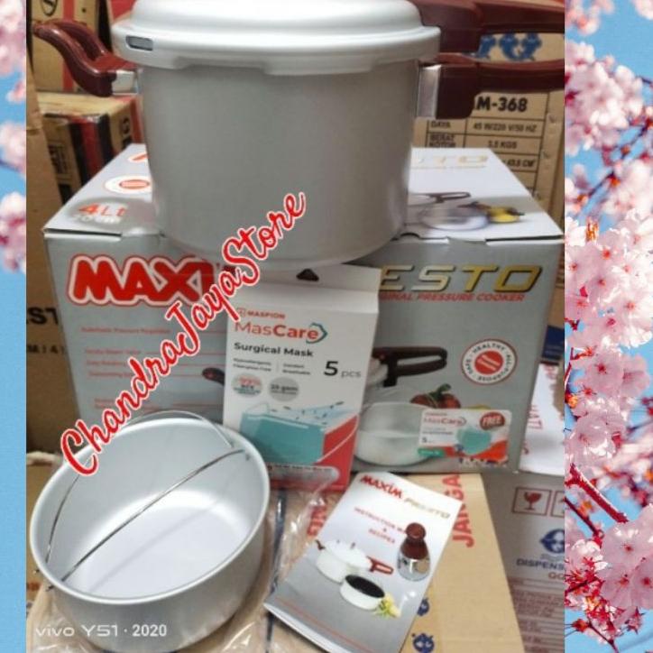 Terbaru MAXIM PANCI PRESTO 4 LITER / PRESTO MASPION / MAXIM PRESTO /