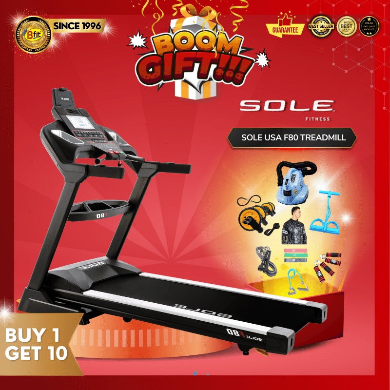 Jual SOLE USA F80 Alat Fitness Treadmill Listrik Premium Light