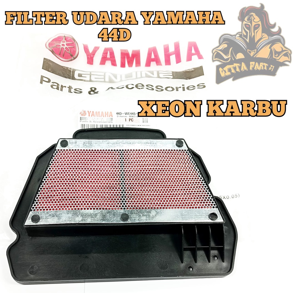 FILTER UDARA SARINGAN UDARA YAMAHA 44D XEON KARBU KUALITAS ASLI ORIGINAL YAMAHA YGP PRESISI BAHAN AWET ALIRAN UDARA JADI TERATUR DAN DIJAMIN AWET