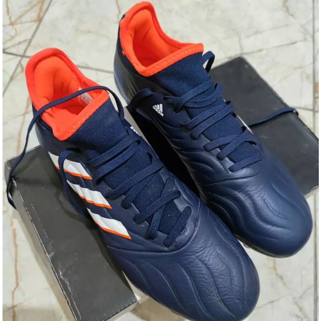 Sepatu bola-Sepatu bola second-Sepatu bola preloved-kasut bola second- boot bola second adidas copa sense .3 fg blue - Original Second